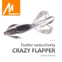 MEREDITH Crazy Flapper przynęty 70mm 90mm miękka przynęta przynęty miękkie silikonowe przynęty