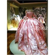 Geschichte Rosa Viktorianisches Ballkleid Kostüm Korsett Scarlett Bürgerkrieg Southern Belle Marie Antoinette Abendkleid Maßgeschneidert