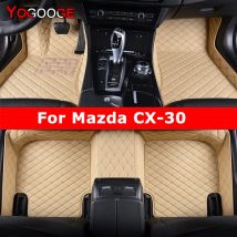 YOGOOGE Custom Auto Fußmatten Für Mazda CX30 CX-30 Auto Teppiche Fuß Coche Zubehör