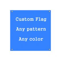 Maßgeschneiderte einseitige Druckfirma mit quadratischer Flagge, Werbewerb, Heimdekoration, 100D-Polyester-Banner-Wandteppich