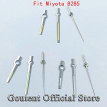 Goutent neues Fit Miyota 8285-Uhrwerk, grün leuchtend, silberfarben, grün, silber, gelb