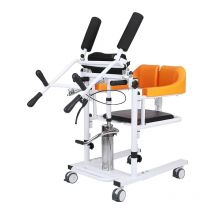 Hydraulischer Patientenaufzugstransferstuhl mit 180 °   Geteilter Sitz, Bettpfanne mit Toilette für ältere Menschen, maschinenverstellbares elektrisches Bad, Zuhause