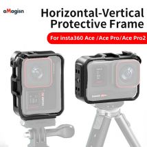 aMagisn Gabbia in plastica per Insta360 Ace Pro 2 / Ace Pro / Ace, telaio multiuso orizzontale verticale per accessori Insta 360 AcePro 2