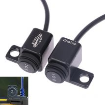 Interruttore del faro del manubrio del motociclo in lega di alluminio interruttore impermeabile a tre posizioni interruttori di montaggio dello specchio del riflettore della nebbia 12V