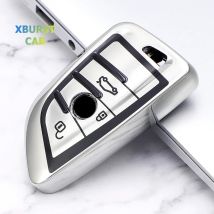 TPU Shell Fob Per BMW 2 3 5 7 Serie X1 X3 X5 X6 F45 F46 G20 G30 G32 G11 G12 F48 G01 F15 F85 F16 F86 Chiave Dell'automobile Caso Della Copertura del Supporto