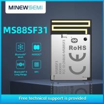 Minewsemi bluetooth energie arm nrf52840 mesh ms88sf31 ble modul mit ce fcc bqb zertifizierung