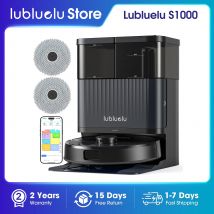 Lubluelu S1000 Robot Vacuum Mop with All-in-One Self-Clean Base - Auto Empty/Wash/Dry Mop Hands-Free 10000Pa 180min Runtime