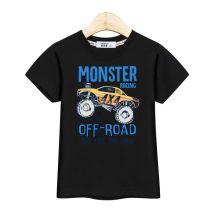 3-13t Sommer Monster Truck T-Shirt Baby Jungen Cartoon Shirt Kinder kurz ärmel ige Baumwolle Tops T-Shirts