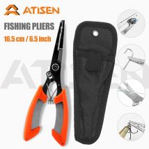 Angeln Zange Haken Entferner Edelstahl Lange Nase Angeln zange Geflochtene Messer Gabel ring Zange Tragbare angeln multifunktio