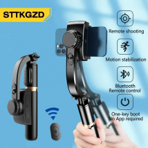 Stabilizzatore cardanico portatile Stabilizador Selfie Stick Azione smartphone Kameralar Treppiede Bluetooth per trasmissione in diretta