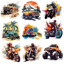 15CM Graffiti Sport Motorrad Eisen Aufkleber Patch Für Kleidung kinder T-shirts DIY Jacke Patch Coole Aufkleber