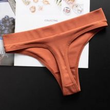 Baumwolle Tangas Frauen Höschen Sexy Nahtlose G String Mode Unterwäsche Weibliche Slips Dessous Einfache Sport Fitness Größe S-XL