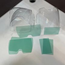 3/5 PCS Schutz Kunststoff Windschutzscheibe Auto Solar Verdunkelung Schweißen Helm Klare Linse Schweißen Filter Schweißen Maske Objektiv Abdeckung