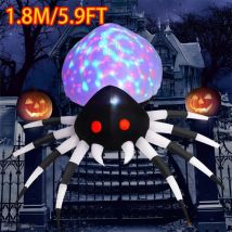 Aufblasbares Spielzeug, gruselige Spinne, Halloween-aufblasbares Modell, leuchtendes aufblasbares Modell, Halloween-Atmosphäre, Dekorationsmodell