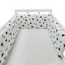 Baby Crib Bumper Chichonera Cot Protector Infant Coon Children's Bed Surround Barriers Newborns Around Cushion Braid Cunas Para
