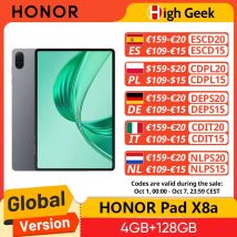 Globale Version HONOR Pad X8a 11 Zoll hohe Bildwiederholfrequenz Augekomfort 8300 mAh Akku Quad-Lautsprecher mit großer Ergiebigkeit Sprachverbesserung