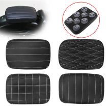 Motorrad Universal 8 Saugnäpfe Passagier kissen Sozius Sitzbezüge schwarz für die meisten Harley Cruiser Chopper Bobber