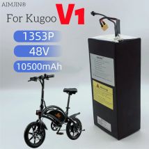 Batteria originale agli ioni di litio da 48 V 10500 mAh/504 Wh 13S3P con BMS per bicicletta Kugoo V1