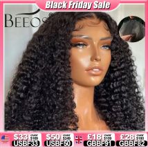 250% Glueless Water Wave Invisible 6X6 HD Lace Closure Wigs Wear & Go Pre Plucked Natural Hairline Human Hair For Women 34inch