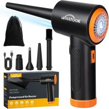 60000 giri/min Cordless 3 velocità Air Duster Ventilatore compresso Pistola ad aria compressa elettrica senza fili Tastiera del computer Pulizia della fotocamera Soffiaggio della polvere