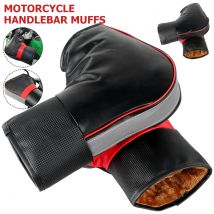 1Pair Motorcycle Handlebar Muffs ProtectiveMotorcycleWarm Grip Handle BarMuffRainproof WinterWarmer GlovesWinterMotorcycleGloves