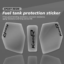 Fit FÜR BMW K1200R K1200 R 2004-2009 3D Epoxidharz Motorrad Tank Pad Transparent Fisch Knochen Aufkleber