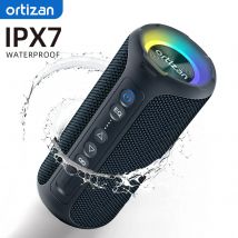 Altoparlanti Bluetooth Ortizan Altoparlante wireless esterno portatile con bassi migliorati da 40 W Altoparlante da doccia impermeabile IP7 da 30 ore Bluetooth 5.3