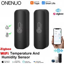 Tuya Zigbee/ WiFi Smart Temperatur Feuchtigkeit Sensor Innen Hygrometer APP Fernbedienung Funktioniert Mit Alexa Google Home Smart Home