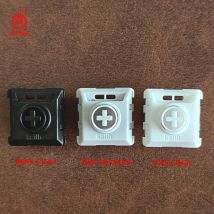 Kailh Full POM Mini Switch Tastiera meccanica a basso profilo Clicky Tattile Lineare Nascondi Montagna Nero Nuvola Bianco Pioggia 1353Custodia