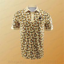 Herren Golf-Poloshirt, schnell trocknend, kurzärmelig, Umlegekragen, Arbeitskleidung, lässig, bedrucktes Sport-T-Shirt, Golf, Fußball