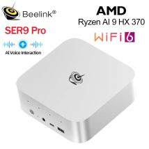 Beelink SER9 Pro Potente Mini PC AI AMD Ryzen AI 9 HX370 32GB 64GB LPDDR5 1TB 2TB SSD Wifi6 BT5.2 per computer desktop domestico SER