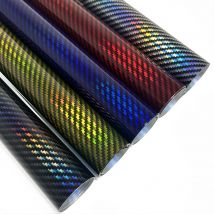 Hochglanz Laser Regenbogen Carbon Faser Vinyl Auto Aufkleber Motorrad Körper Aufkleber Auto Film Abdeckungen Zubehör Wrap Folie Aufkleber