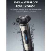 ENCHEN Blackstone 8C Electric Shaver 100% Waterproof  With 3-Direction Flex Heads Double Track Curved Net Type-C Quick Charging