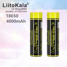 1-30 stücke LiitoKala Lii-King4000 18650 4000 mah Batterie Höchste Kapazität CDR 10A 3,6 V Wiederaufladbare BatterieFür VapeMod Taschenlampe