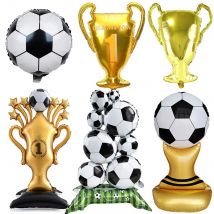 Standing Soccer Foil Balloon Kids Football Theme Birthday Party Baby Shower Decor Football Club Decor Supplies Boys Gifts