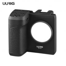 UURIG PH-10 Maniglia Wireless G rip Supporto per telefono Stabilizzatore per Smartphone Vlog Telecomando 1/4 "Luce LED per i Telefono Android