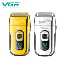 VGR maquinilla corta pelo hombre afeitadora afeitadora De profesión recortadora de barba Afeitadora eléctrica Portable Maquina de afeitar reciprocante recortadora de cabello Máquina de afeitar para