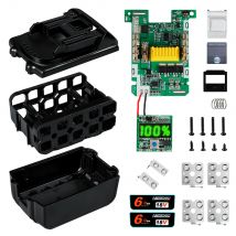Custodia per batteria per Makita 18V 3.0Ah 6.0Ah BL1840 1860 1850 Shell Box con protezione di ricarica scheda PCB BMS LED digitale BL1830
