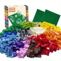 Classic small particle building block 300pcs 1200pcs 1500pcs various specifications DIY assembly toys high brick low brick