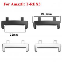 2Pcs Armband Stecker Für Amazfit T-REX3 Zubehör Metall Smartwatch Adapter 22mm Für Huami Amazfit T REX 3 uhr Adapter
