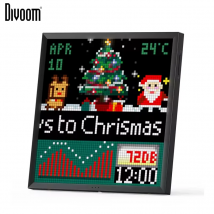 Divoom Pixoo 64 WiFi 64 X 64 Pannello LED per la decorazione della sala giochi Display Pixel Art Cornice digitale WiFi Cloud con controllo APP,