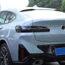 Suetlcoity Für BMW X4 X4M G02 2019-2024 Auto Hinten Lampe Schatten Bremse Anzeige Licht Rückfahr Lampe Rücklicht abdeckung Auto Zubehör