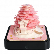 Notatnik 3D Omoshiroi Blok Sakura Domek na Drzewie Kalendarz 3D 2026 Blok do Notatek 3D Notesy Biurowe Papierowe Notatki Prezent na Boże Narodzenie Urodziny