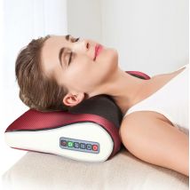 Rückenmassagegerät, Shiatsu-Nackenmassagegerät mit Wärme, elektrisches Rückenmassagegerät für Schulter, Rücken, Beine, tiefe Gewebe-Knetmassage