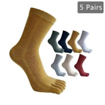 1/5 Paar Baumwolle Zehen Kurze Socken Frauen Mädchen Solide Vintage Weiche Elastische Warme Antibakterielle Atmungsaktive Student Fünf finger Socken