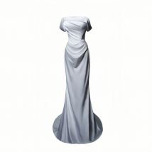 Vivienne Westwood Satin Evening Dresses Off Shoulder Sweetheart Floor Length Mermaid Wedding Celebrity Formal Occasion Gowns