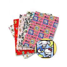 Hello Kitty 140x50CM Cartoon Polyester cotton fabric Patchwork Tissue Kid Home Textile Sewing Doll Dress Curtain cotton Fabric