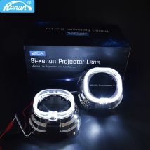 Ronan 3.0 LED Optical Angel Eyes Masken Verkleidung für Koito Q5 Hella Bi Xenon Projektor Objektiv Auto Scheinwerfer Maske Automobil Abdeckung