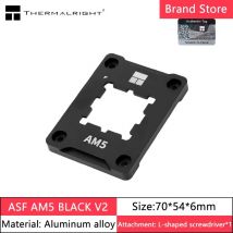 Thermalright ASF AMD AM5 BLACK V2 ramka bezpieczeństwa czarna komputerowa ramka korekcyjna przystosowania procesora AM5 podpora zapobiegająca zginaniu
