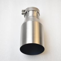 1 PCS Matte 304 Edelstahl Auto Schalldämpfer Spitze Auspuff Spitze System Rohr Universal Auspuff Tipad leicht